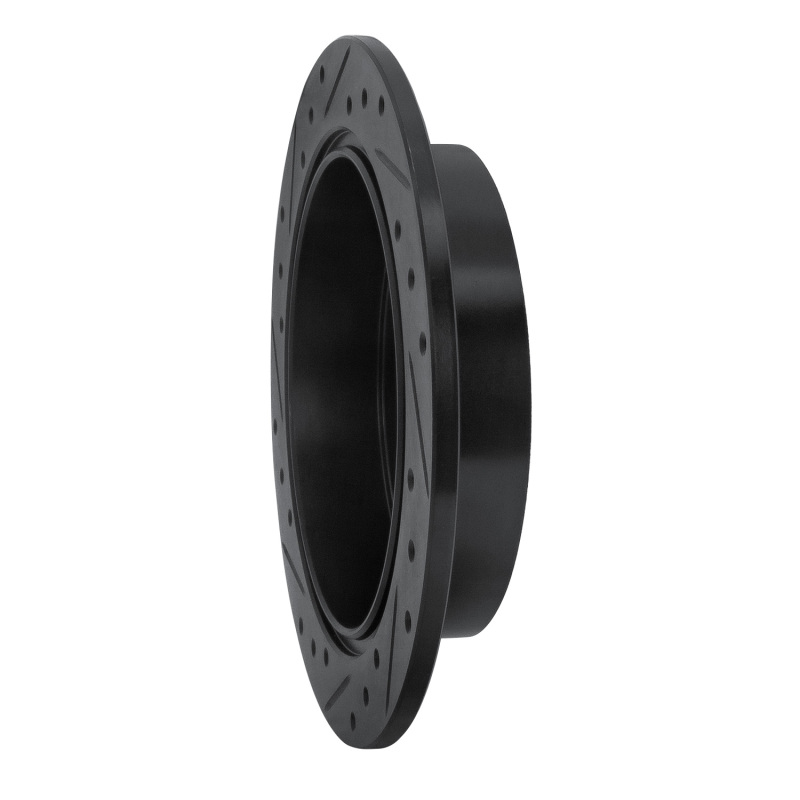 Mazda Millenia Brake Rotor (1) - Rear Right - R1 Concepts - Drilled & Slotted - Black - `95-`02